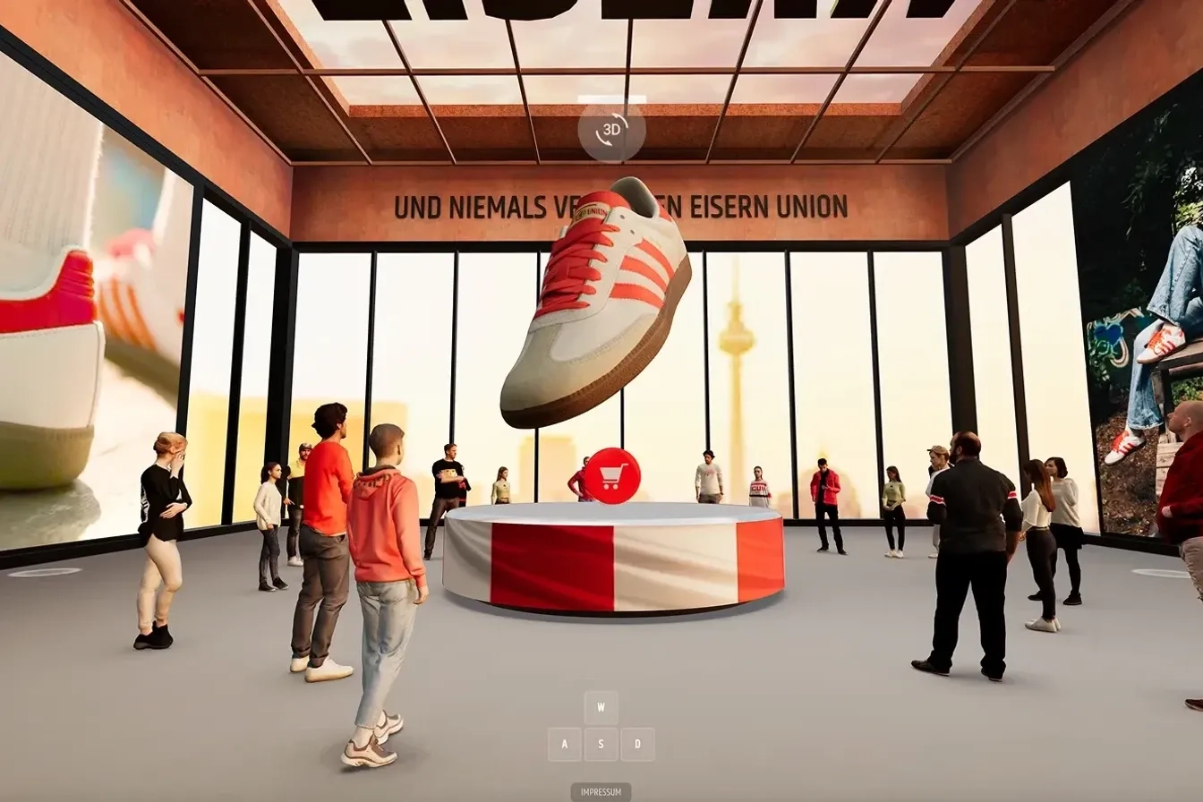 Union x Adidas immersive sneaker launch experience preview.