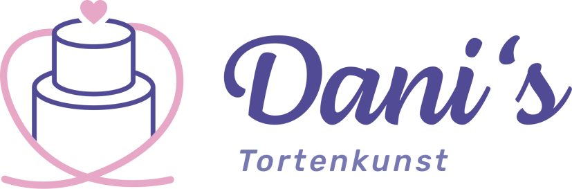 Horizontal Dani's Tortenkunst logo variation.