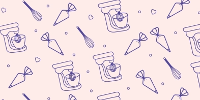 Dani's Tortenkunst illustrated baking pattern.
