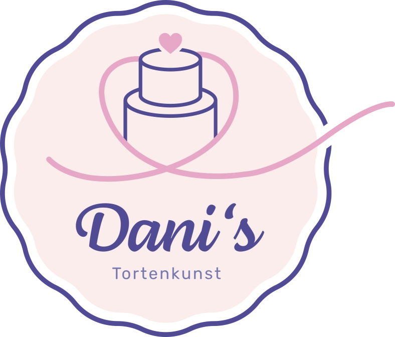 Primary Dani's Tortenkunst badge logo with scalloped border.