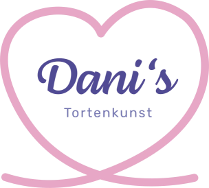 Line-based Dani's Tortenkunst logo variation.